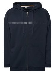 BOSS Bluza Authentic Jacket H 50554785 Granatowy Regular Fit. Niebieskie bluzy Boss, m, bez wzorów, z bawełny, bez kaptura. Za 499.99 zł.