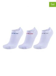 Replay Underwear Skarpety (3 pary) w kolorze białym rozmiar: 39-42. Białe skarpety Replay Underwear, bez wzorów, ze splotem. Za 26.99 zł.