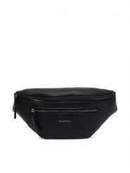 Valentino Nerka Vibe VBS9VQ08 Czarny. Czarne saszetki i nerki Valentino, bez wzorów, ze skóry. Za 399.99 zł.