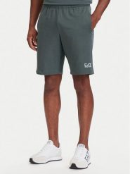 EA7 Emporio Armani Szorty sportowe 8NPS65 PJVRZ U8085 Szary Regular Fit. Szare krótkie spodenki sportowe EA7 Emporio Armani, l, bez wzorów, z bawełny. Za 374.99 zł.