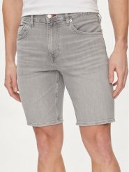Tommy Hilfiger Szorty jeansowe Brooklyn MW0MW35177 Szary Straight Fit. Szare szorty Tommy Hilfiger, m, bez wzorów, z bawełny. Za 669.99 zł.