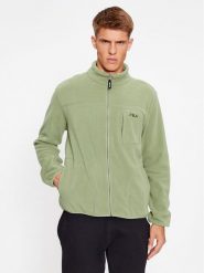 Fila Polar FAM0457 Zielony Regular Fit. Zielone bluzy z polaru Fila, m, bez wzorów, z polaru, bez kaptura. Za 229.99 zł.
