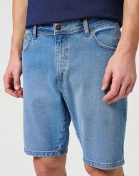 WRANGLER MĘSKIE SPODENKI JEANSOWE TEXAS SHORTS HERO 112350659 W11C016838. Szorty Wrangler, m, bez wzorów, z jeansu. Za 159.99 zł.
