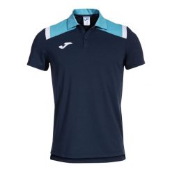 Polo Joma Toledo. Niebieskie koszulki polo Joma, m, bez wzorów, bez kołnierzyka, bez ramiączek, na fitness i siłownię. Za 232.50 zł.
