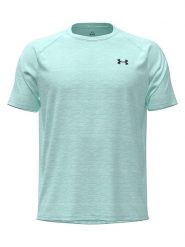Under Armour Koszulka funkcyjna w kolorze miętowym rozmiar: XL. Zielone t-shirty sportowe Under Armour, bez wzorów, z materiału, bez ramiączek, outdoorowe. Za 93.45 zł.