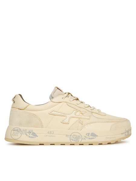 Premiata Sneakersy NOUS VAR 7733 Beżowy. Brązowe buty sportowe casual Premiata, bez wzorów, ze skóry, bez zapięcia. Za 1,469.00 zł.