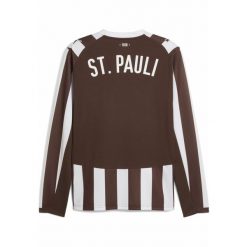 Męska koszulka domowa FC St. Pauli 25/26 z długim rękawem PUMA. Białe bluzki z długim rękawem Puma, m, bez wzorów, bez kołnierzyka, bez ramiączek. Za 419.00 zł.