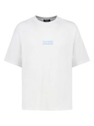 Sublevel Koszulka w kolorze biało-błękitnym rozmiar: S. Białe bezrękawniki Sublevel, s, bez wzorów, z bawełny, bez kołnierzyka, bez ramiączek. Za 43.99 zł.