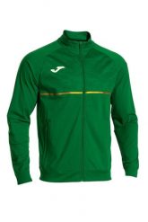 Bluza do biegania męska Joma Record III Full Zip. Zielone bluzy bez kaptura Joma, m, bez wzorów, z materiału, bez kaptura. Za 292.00 zł.