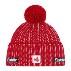Czapka Eisbar Ronda Pompon MÜ SA. Czerwone czapki zimowe Eisbar, bez wzorów, z wełny. Za 221.04 zł.