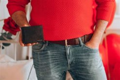 Beltimore skórzany pasek męski brązowy szeroki E03 : Kolory - brązowy, beżowy, Rozmiar pasków - r.100-115 cm. Brązowe paski bez wzorów. Za 49.90 zł.