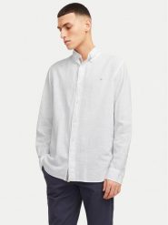 Jack&Jones Koszula Summer 12274599 Biały Regular Fit. Białe koszule Jack&Jones, m, bez wzorów, z bawełny, bez kołnierzyka, bez ramiączek. Za 109.99 zł.