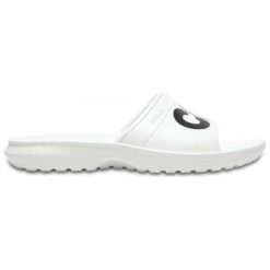 Crocs Klapki męskie Classic Graphic Slide 204465-103 białe r. 45/47. Klapki marki Crocs. Za 107.73 zł.