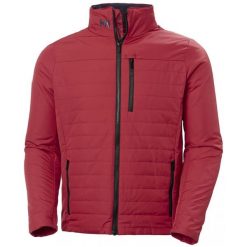 Kurtka Helly Hansen crew insulator 2.0. Czerwone kurtki Helly Hansen, s, bez wzorów, z materiału, bez kaptura. Za 779.00 zł.
