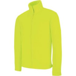 Kurtka z mikropolaru Kariban Falco zippée. Żółte kurtki KARIBAN, m, bez wzorów, bez kaptura. Za 159.50 zł.