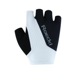 Rękawiczki rowerowe Roeckl Belluno. Białe rękawiczki Roeckl, bez wzorów. Za 181.00 zł.