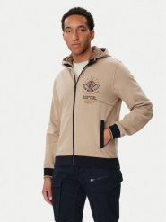 Aeronautica Militare Bluza 262FE2131UF00662 Beżowy Regular Fit. Brązowe bluzy Aeronautica Militare, m, bez wzorów, bez kaptura. Za 749.99 zł.