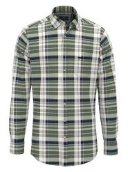 FYNCH-HATTON Koszula w kolorze ciemnozielono-granatowym rozmiar: XXL. Zielone koszule Fynch-Hatton, xxl, bez wzorów, z bawełny, bez kołnierzyka, bez ramiączek. Za 108.99 zł.