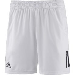 Szorty funkcyjne "Club" w kolorze białym. Białe szorty Adidas, bez wzorów, z bawełny. W wyprzedaży za 81.95 zł.