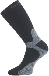 Skarpety merino WSB. Czarne skarpety LASTING, bez wzorów, z elastanu. Za 77.00 zł.