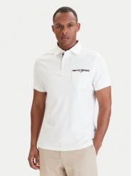 Barbour Polo Premium CorpatchMML1496WH11 Biały Tailored Fit. Białe koszulki polo Barbour, m, bez wzorów, z bawełny, bez kołnierzyka, bez ramiączek. Za 349.99 zł.
