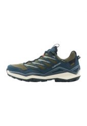 Męskie buty sznurowane LOWA 311630/6982 w kolorze oliwkowym. Niebieskie buty turystyczne Lowa, bez wzorów, z gore-texu, bez zapięcia, trekkingowe, gore-tex. Za 785.32 zł.