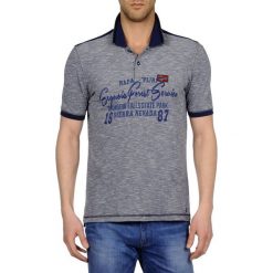 Koszulka polo w kolorze szarym ze wzorem. Koszulki polo Napapijri. W wyprzedaży za 249.95 zł.
