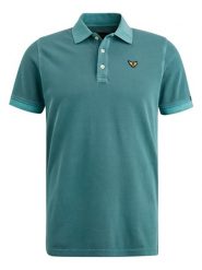 PME Legend Koszulka polo w kolorze turkusowym rozmiar: M. Niebieskie koszulki polo PME Legend, m, bez wzorów, z bawełny, bez kołnierzyka, bez ramiączek. Za 205.95 zł.