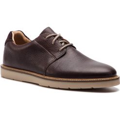 Półbuty CLARKS - Grandin Plain 261419237 Dark Brown Tumbled. Eleganckie półbuty marki Clarks. W wyprzedaży za 209.00 zł.