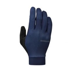 Długie rękawiczki Shimano Explorer FF Gel. Niebieskie rękawiczki Shimano, bez wzorów. Za 254.00 zł.