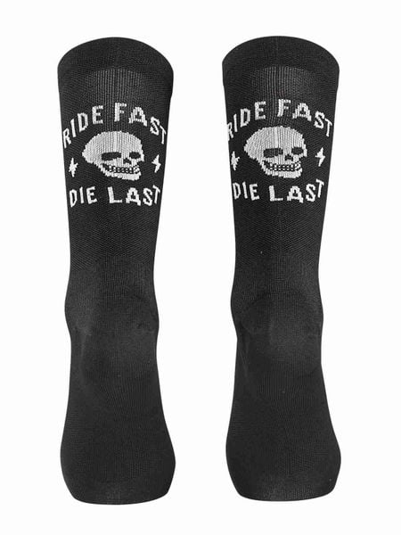 Skarpety rowerowe NORTHWAVE Ride Fast Die Last Sock czarny. Czarne skarpety Northwave, bez wzorów, z poliamidu. Za 62.99 zł.