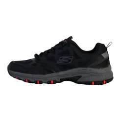 Buty trekkingowe męskie Skechers Hillcrest. Czarne trekkingi Skechers, bez wzorów, z materiału, bez zapięcia. Za 328.00 zł.
