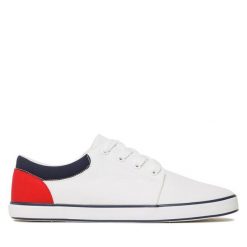 Tenisówki Lanetti. Białe trampki Lanetti, m, bez wzorów, bez zapięcia. Za 59.99 zł.