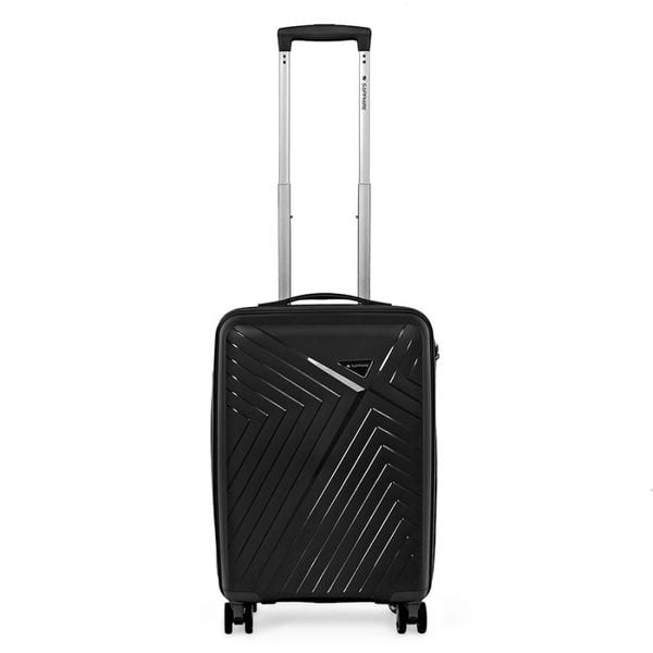 Walizka na kółkach twarda Sapphire ST-3030P czarna - mała S. Czarne walizki Sapphire, bez wzorów, z gumy, małe. Za 179.00 zł.