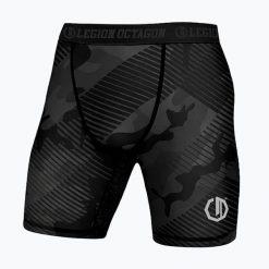 Spodenki treningowe męskie Octagon Legion Line Camo. Czarne krótkie spodenki sportowe OCTAGON, m, bez wzorów, z elastanu. Za 149.99 zł.