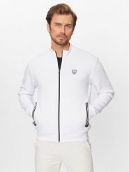EA7 Emporio Armani Bluza 8NPM19 PJ4EZ 1100 Biały Regular Fit. Białe bluzy EA7 Emporio Armani, l, bez wzorów, z syntetyku, bez kaptura. Za 359.99 zł.