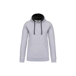 Kontrastowa bluza z kapturem Kariban. Czarne bluzy z kapturem KARIBAN, m, bez wzorów, z kapturem. Za 166.50 zł.