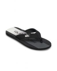 Sandały dla Mężczyzn MOLOKAI LAYBACK Czarny. Czarne sandały Quiksilver, z bawełny, bez zapięcia. Za 119.99 zł.