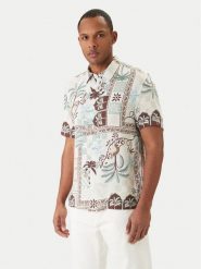 Guess Koszula M6GH80 W2036 Kolorowy Regular Fit. Koszule Guess, m, z aplikacjami, z wiskozy, bez kołnierzyka, bez ramiączek. Za 294.99 zł.