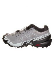 SALOMON Buty "Speedcross 6 GTX" w kolorze szarym do biegania rozmiar: 45 1/3. Szare buty do biegania Salomon, bez wzorów, z gore-texu, bez zapięcia, do biegania, gore-tex. Za 518.45 zł.