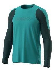DYNAFIT Koszulka funkcyjna "RIDE" w kolorze granatowo-turkusowym rozmiar: M. Niebieskie t-shirty sportowe Dynafit, bez wzorów, z materiału, bez ramiączek, outdoorowe. Za 148.61 zł.