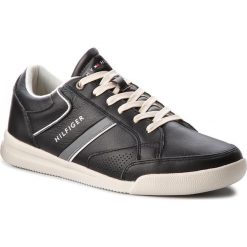 Sneakersy TOMMY HILFIGER - Corporate Detail Leather Sneaker FM0FM01620 Black 990. Buty sportowe casual marki Tommy Hilfiger. W wyprzedaży za 329.00 zł.