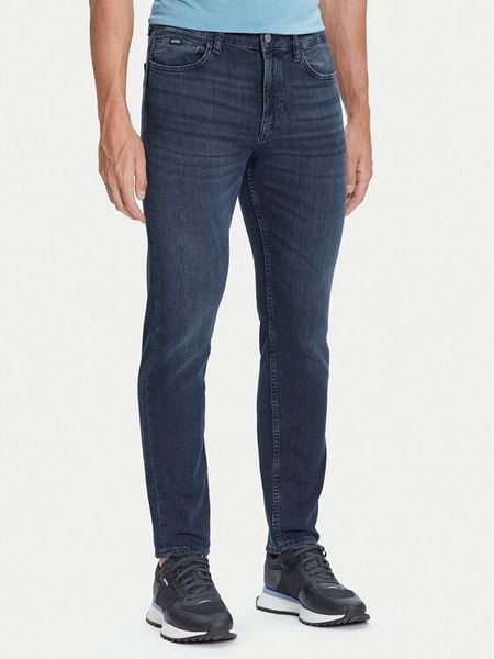 BOSS Jeansy H-Delaware 50544924 Granatowy Slim Fit. Niebieskie jeansy Boss, m. Za 539.99 zł.