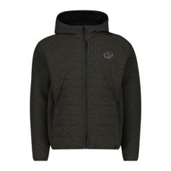 Kurtka pikowana z kapturem CMP Knit Tech. Szare kurtki CMP, na zimę, m, bez wzorów, z gumy, z kapturem. Za 437.05 zł.