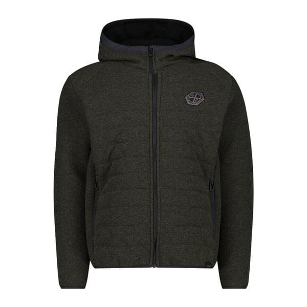 Kurtka pikowana z kapturem CMP Knit Tech. Szare kurtki CMP, na zimę, m, bez wzorów, z gumy, z kapturem. Za 437.05 zł.