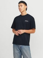 Jack & Jones Koszulka w kolorze granatowym rozmiar: XXL. Niebieskie bezrękawniki Jack & Jones, xxl, bez wzorów, z bawełny, bez kołnierzyka, bez ramiączek. Za 48.62 zł.