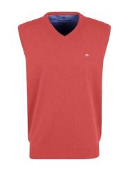 FYNCH-HATTON Bezrękawnik w kolorze czerwonym rozmiar: L. Czerwone bluzy Fynch-Hatton, l, bez wzorów, z bawełny, bez kaptura. Za 100.99 zł.