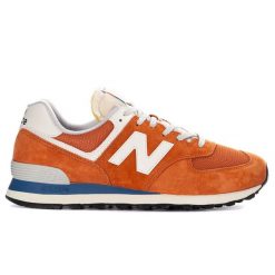 New Balance U574VPA Sneakersy męskie. Brązowe buty sportowe casual New Balance, bez wzorów, bez zapięcia. Za 379.99 zł.