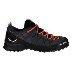 Buty trekkingowe męskie Salewa Wildfire 2 Gtx. Szare trekkingi Salewa, bez wzorów, z materiału, bez zapięcia. Za 923.00 zł.