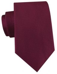 Męski Krawat Alties - Kolor Bordowy z Drobną Fakturą Materiału. Czerwone krawaty i muchy Alties, bez wzorów, z tkaniny. Za 55.00 zł.